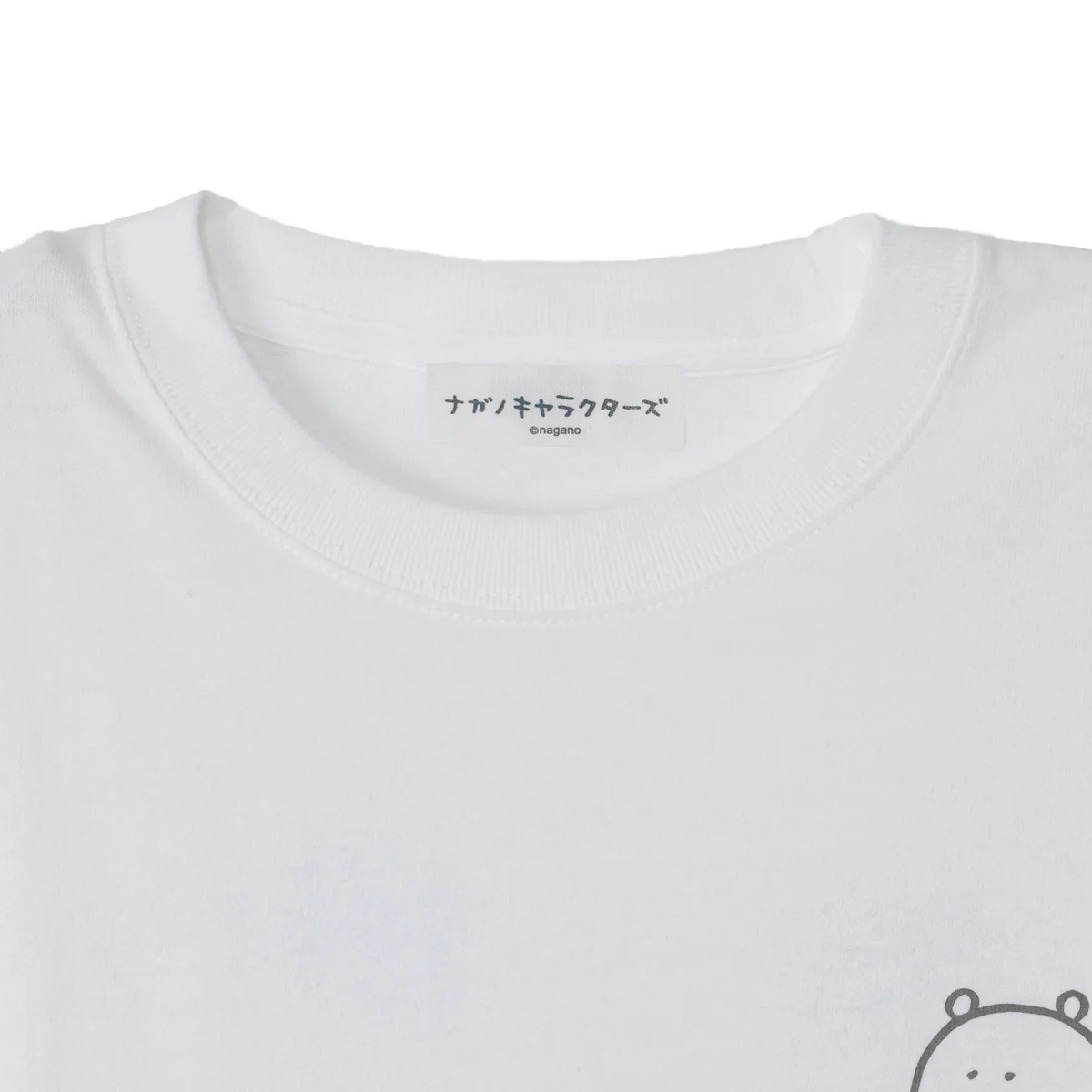 ナガノキャラクターズ Tシャツ カラーなくまたち ホワイト - Image 5