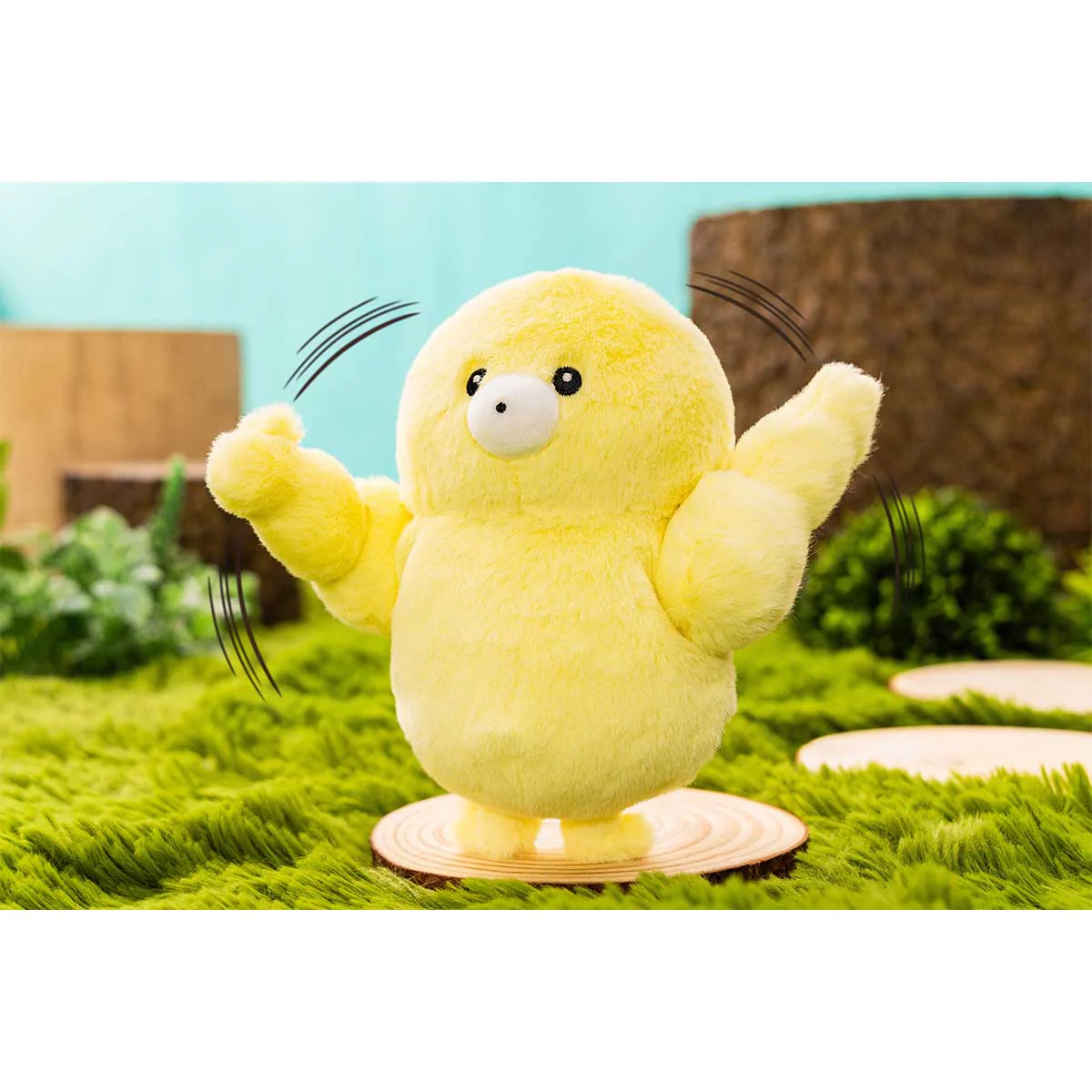 ナガノキャラクターズ 強いなかまのふわふわくったりぬいぐるみ(マワシビト) - Image 3