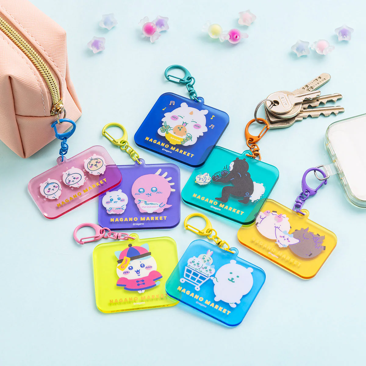 ナガノキャラクターズ カラーなアクリルキーホルダー(ネイビー) - Image 3