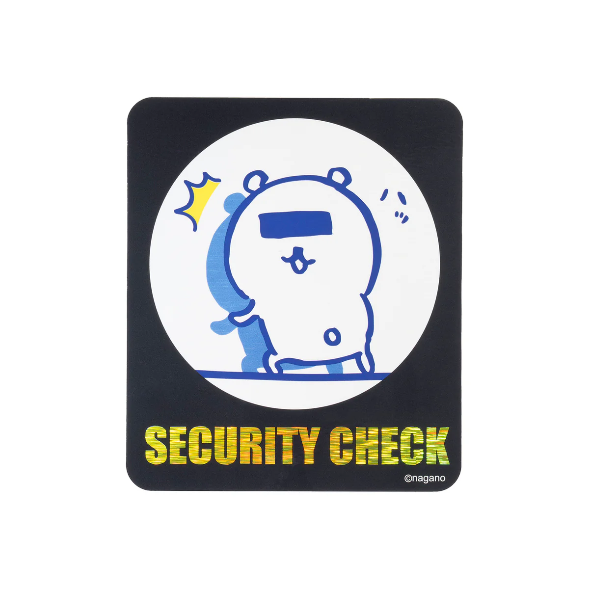ナガノキャラクターズ ホログラム大きめステッカー(SECURITY) - Image 4