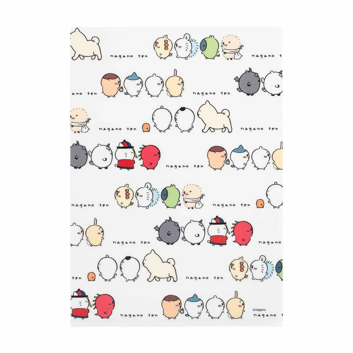 ナガノキャラクターズ クリアファイル(整列) - Image 3