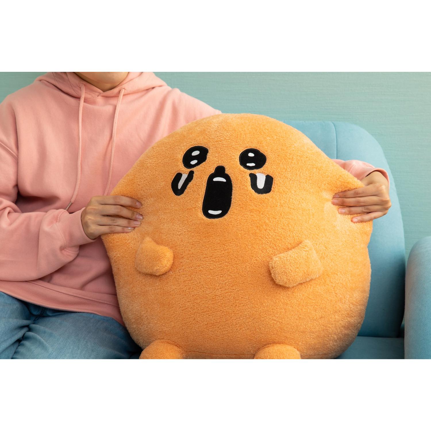 【予約】もぐらコロッケ 特大!サクッとぬいぐるみ(泣いてるおかお)【予約限定特典付き】【5月中旬発送】【他の商品と同時購入不可】【キャンペーン対象外】 - Image 3