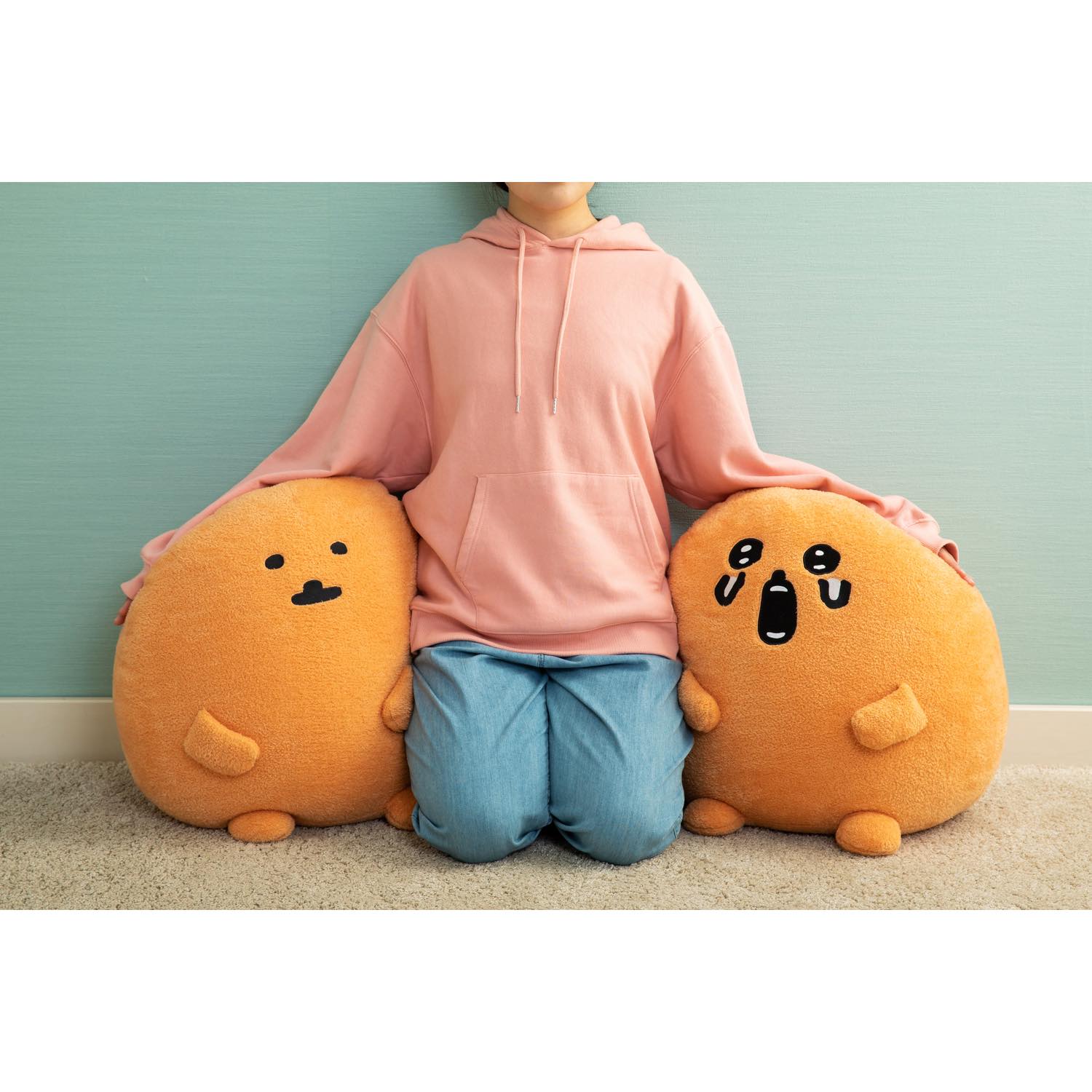 【予約】もぐらコロッケ 特大!サクッとぬいぐるみ 2体セット【予約限定特典付き】【5月中旬発送】【2倍送料】【他の商品と同時購入不可】【キャンペーン対象外】 - Image 4