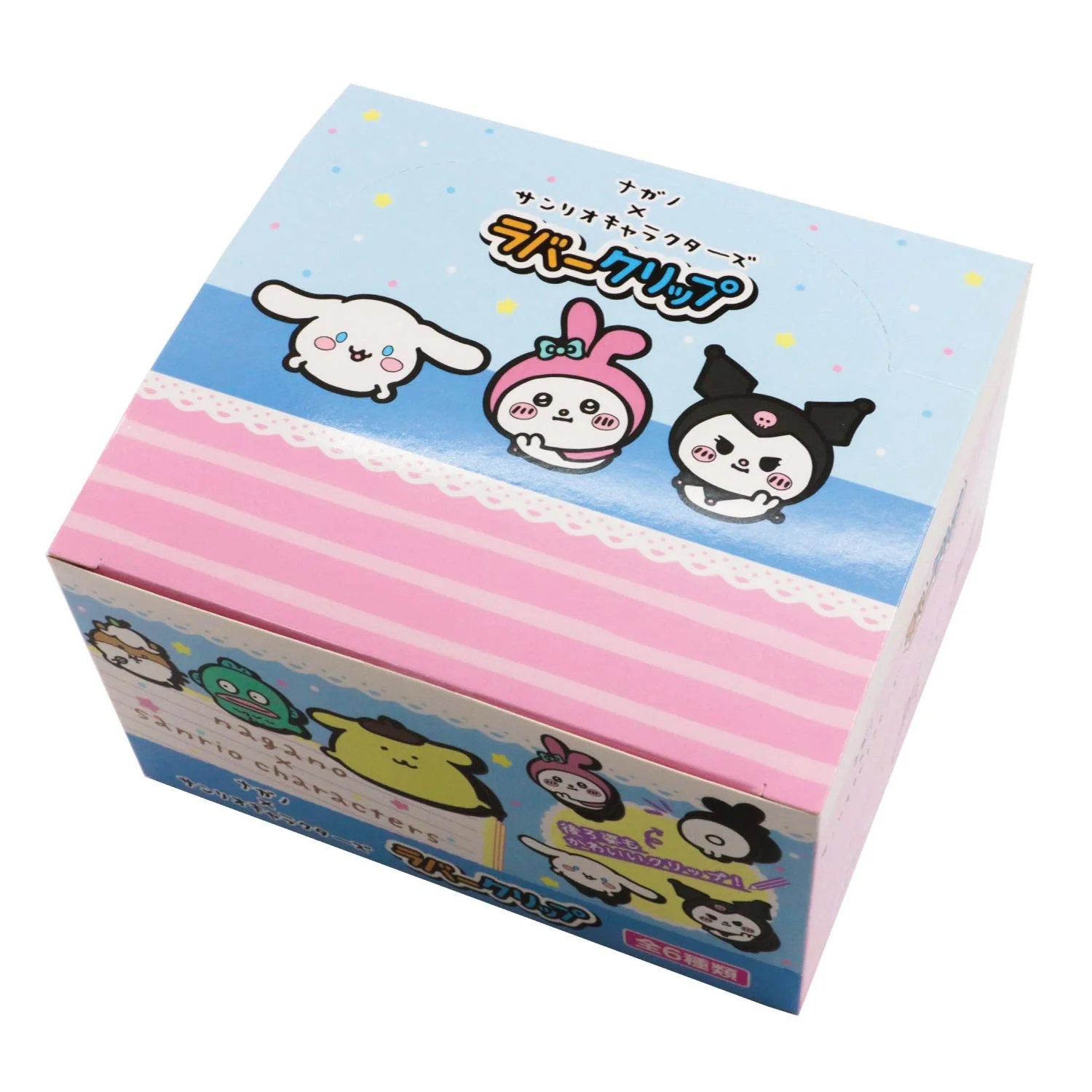 ナガノ×サンリオキャラクターズ ラバークリップ 1BOX 6個入 - Image 3